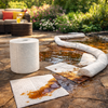 Oil Absorbent Rolls – White – High Loft Construction – Outdoor Use