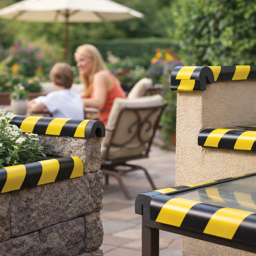 Foam Edge Impact Protectors – Small – High-Density Foam – Indoor/Outdoor