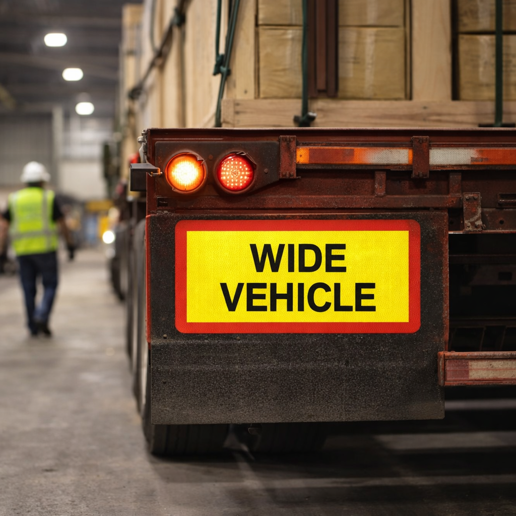 Reflective Vehicle Plate – 1mm Aluminium – Industrial Grade – Automotive Use