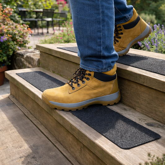 Non Slip Stair Treads – 150mm x 610mm – High-Traction Surface – Indoor & Outdoor