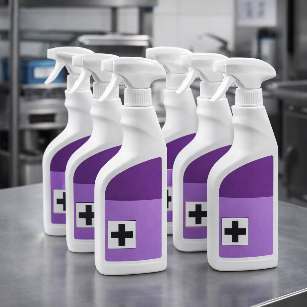 Virucidal Disinfectant Spray – 6 x 750ml – Multi-Surface Cleaner – Commercial Use