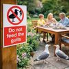 Do Not Feed The Gulls Signs – 1mm Rigid Plastic – Indoor/Outdoor Use
