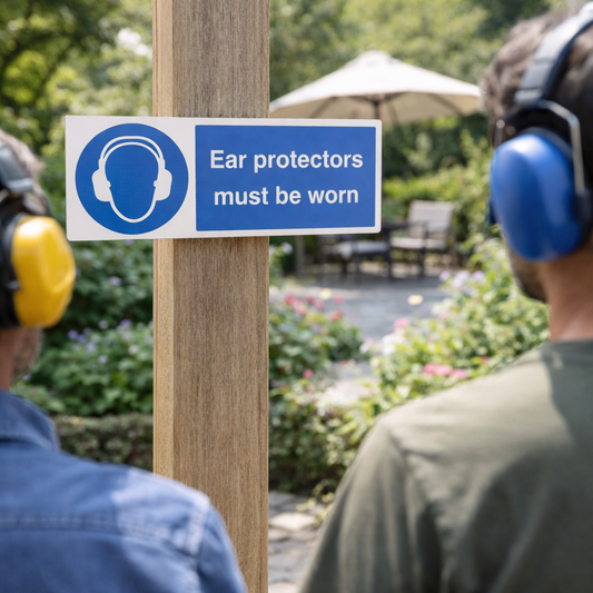 Safety Signs – Ear Protectors Must Be Worn – Durable Materials – Indoor/Outdoor