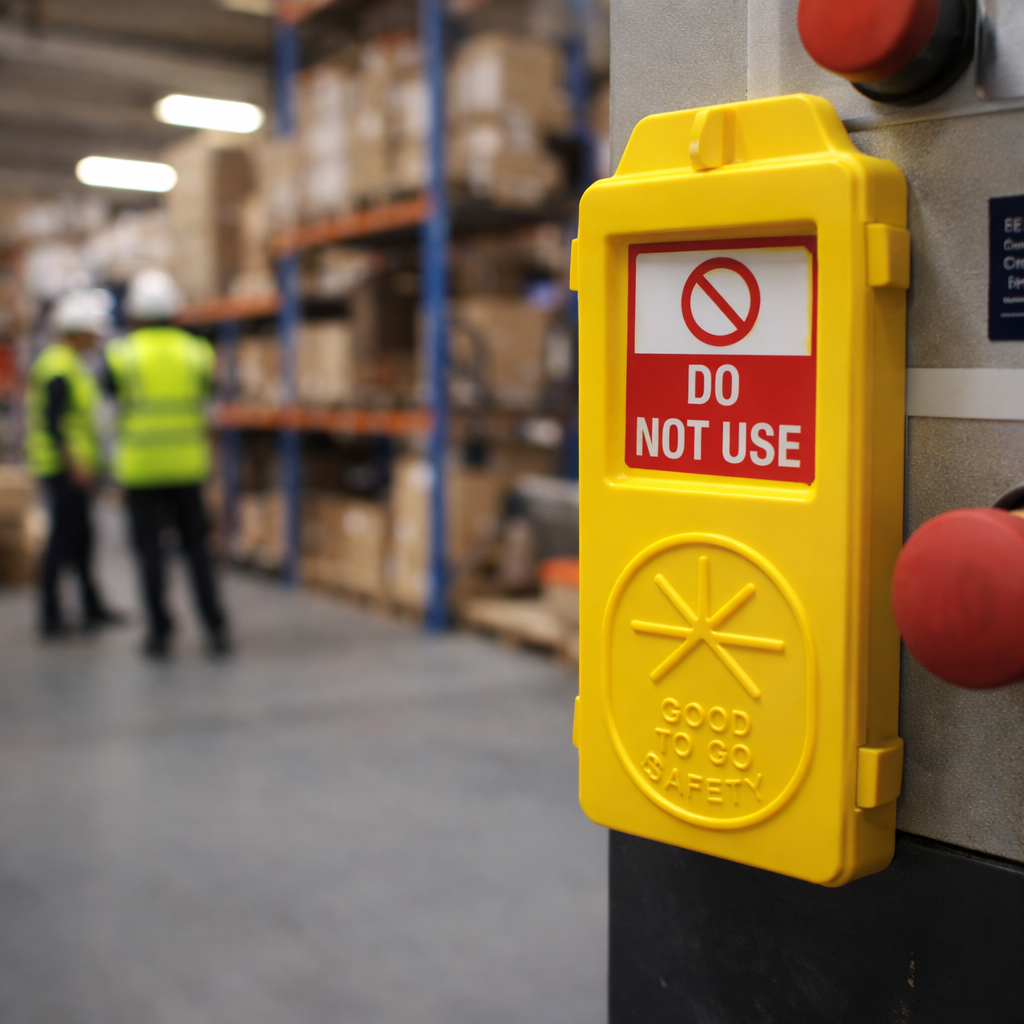 Safety Status Tag – 120mm x 52mm x 13mm – Polypropylene – Workplace Equipment