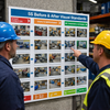5S Visual Standards Board – 1200mm x 1300mm – Rigid Correx Plastic – Industrial Use