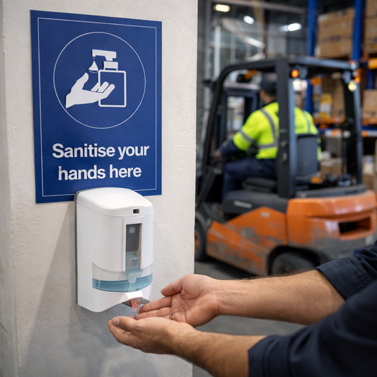 Wall Mounted Hand Sanitiser Dispenser – 1 Litre Capacity – Durable Construction – Commercial Use