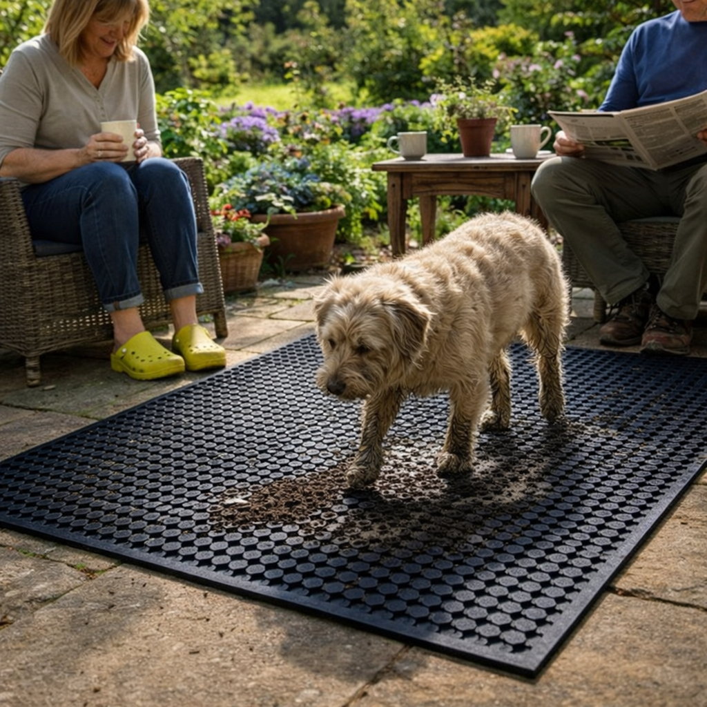 Utility Matting – 1.2m x 1.8m – Durable Rubber – Indoor/Outdoor