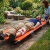 Lightweight Foldable Stretcher – Alloy – Portable & Durable – First Aid Use