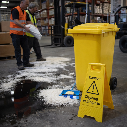Spill Kit – 240L – Durable Wheeled Bin – Industrial Use