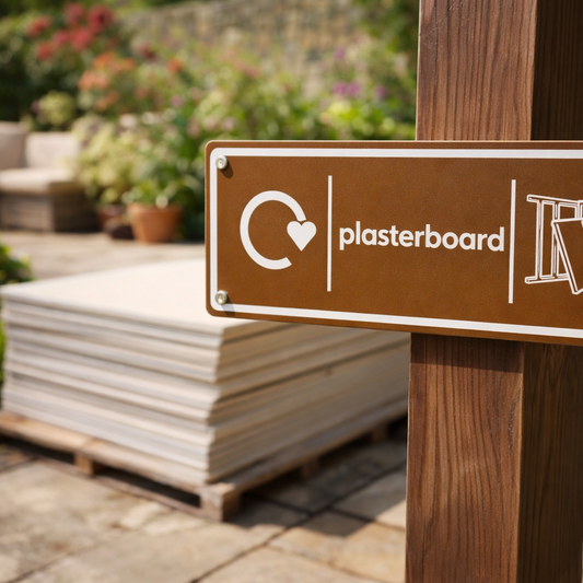 Recycling Signs – Plasterboard – Rigid Plastic & Vinyl – Indoor/Outdoor