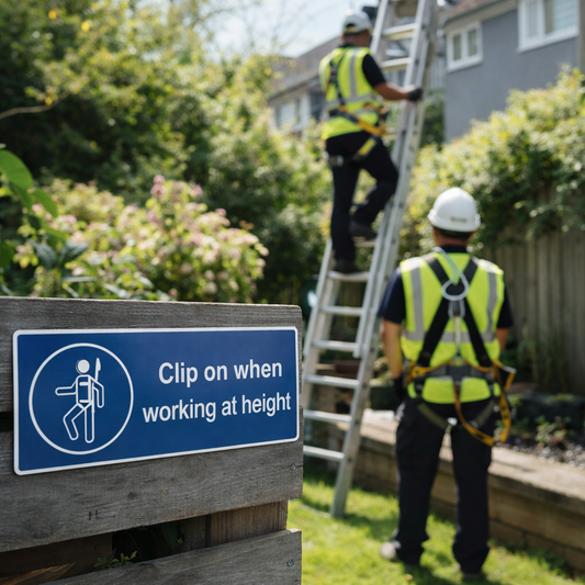 Clip On Safety Signs – 1mm Rigid Plastic – Indoor/Outdoor Use