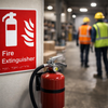 Braille Fire Extinguisher Signs – 150mm x 225mm – 1.5mm PVC Adhesive – Safety Compliance