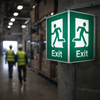 Exit Sign with Running Man – Projecting Design – Indoor Safety