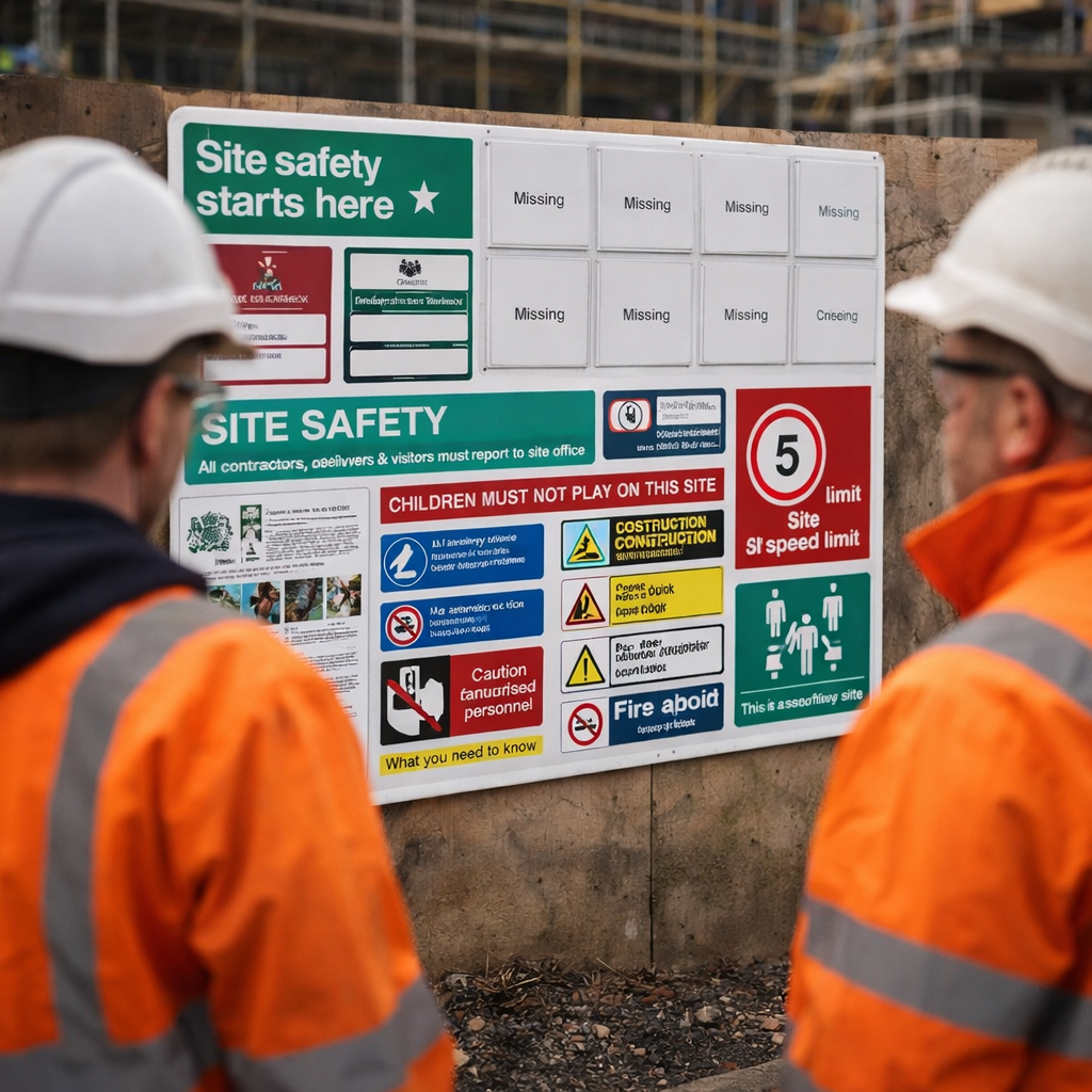 Site Set-Up Bundle 1 – Construction Safety Signs – Durable Correx – Industrial