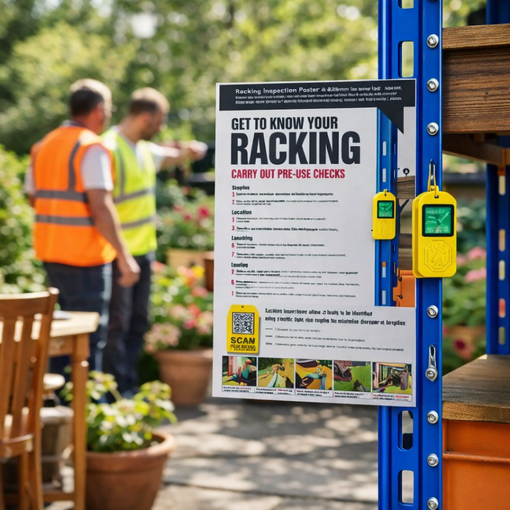 Racking Inspection Poster – 420mm x 594mm – Synthetic Paper – Indoor/Outdoor Use