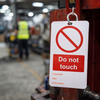 Do Not Touch Double Sided Safety Tag (Pack of 10) – 80mm x 150mm – Matt PVC – Industrial Use