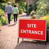Temporary Traffic Signs – 600mm x 450mm – Polypropylene – Indoor/Outdoor Use