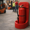 Fire Extinguisher Stand – Extra-Deep – Heavy Duty Polyethylene – Industrial