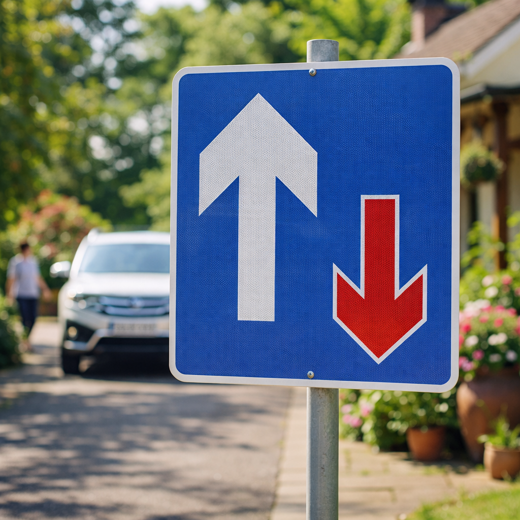 Reflective Traffic Signs – 700mm x 800mm – Aluminium Composite – Outdoor Use