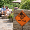 Hazard Warning Sign – 1mm Rigid Plastic – Indoor/Outdoor Use