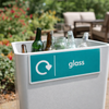 Recycling Sign – Glass – 1mm Rigid Plastic – Indoor/Outdoor Use