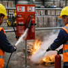 Double Scaffold Fire Extinguisher Board Bundles – Secure Mounting – Industrial Use