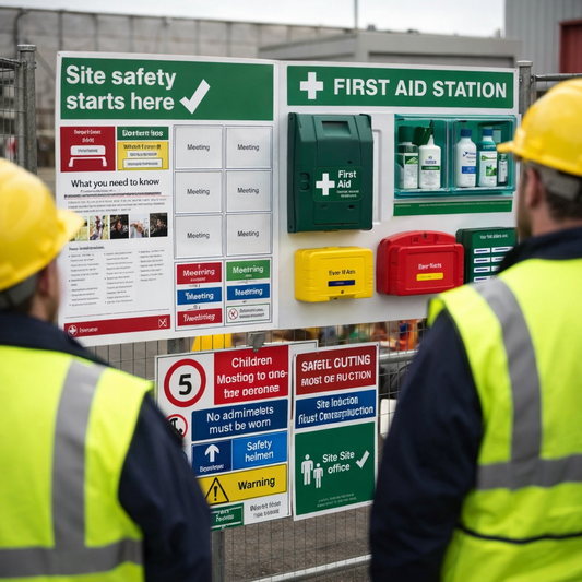 Site Set-Up Bundle – Includes Safety Signs & Board – Industrial Use