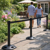 Outdoor Retractable Barriers – 3.4m Twin Webbing – Industrial Use