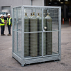 Collapsible Cylinder Cage – 1300mm x 1240mm x 1800mm – Galvanized Steel – Industrial