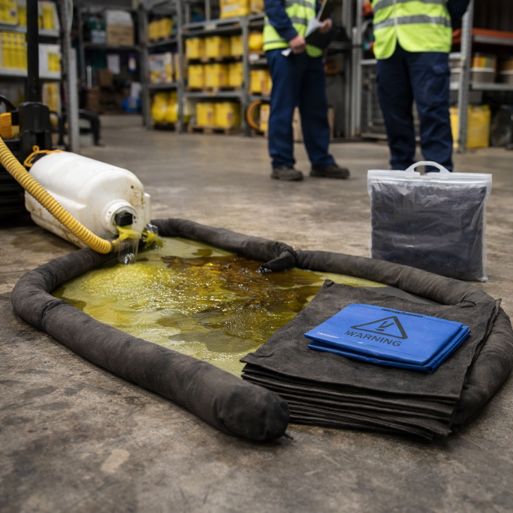 Spill Response Kits – 50 Litre – Clip Bag – Maintenance, Oil & Chemical