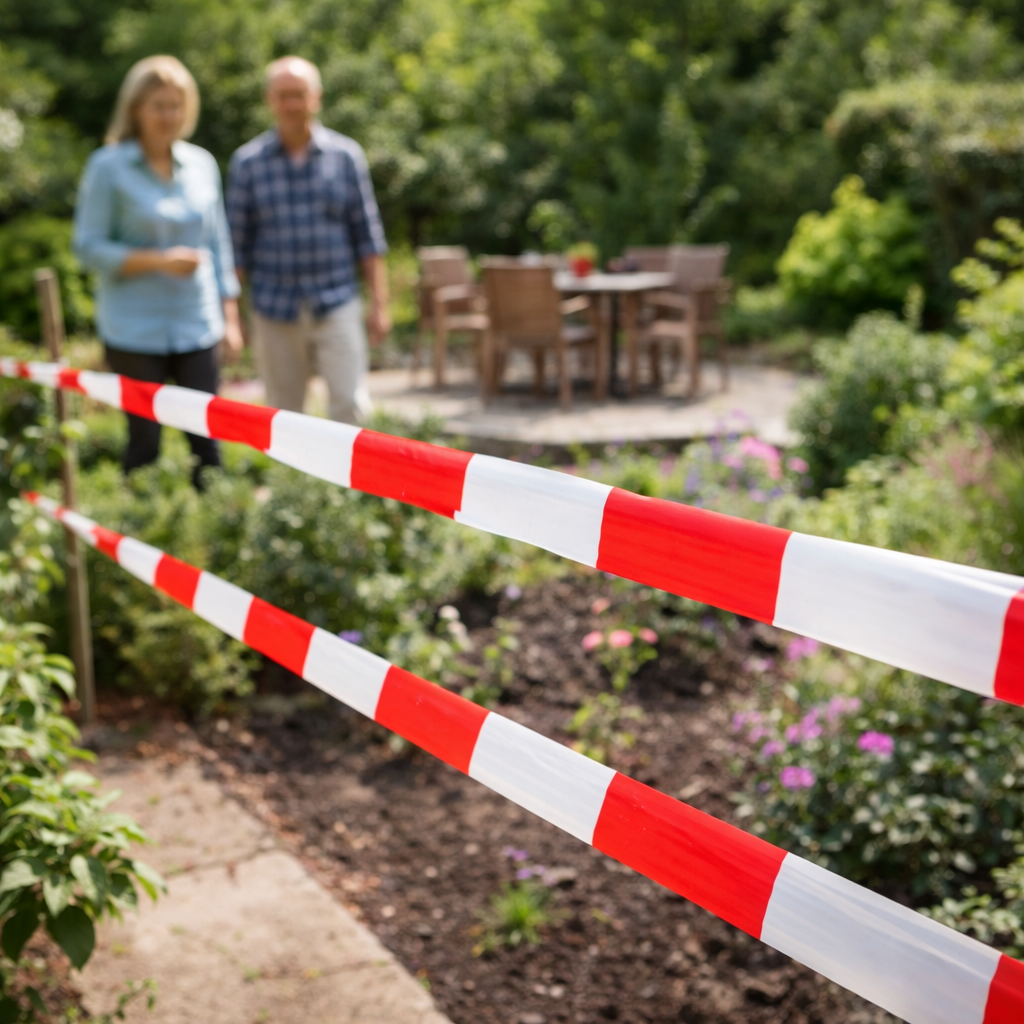 Barrier Tape – 80mm x 500m – Tear-Resistant Polyethylene – Indoor/Outdoor Use