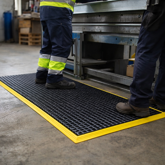 Anti-Slip Workstation Safety Mat – 12mm Thick – PVC Material – Industrial Use