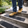Non Slip Adhesive Backed Stair Treads – 150mm x 610mm – Silicon-Carbide Surface – Indoor/Outdoor