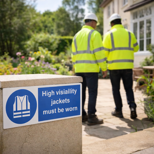 High Visibility Safety Signs – Rigid Plastic & Vinyl – Indoor/Outdoor Use