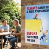Risk Assessment Poster – 510mm x 760mm – Synthetic Paper – Indoor/Outdoor