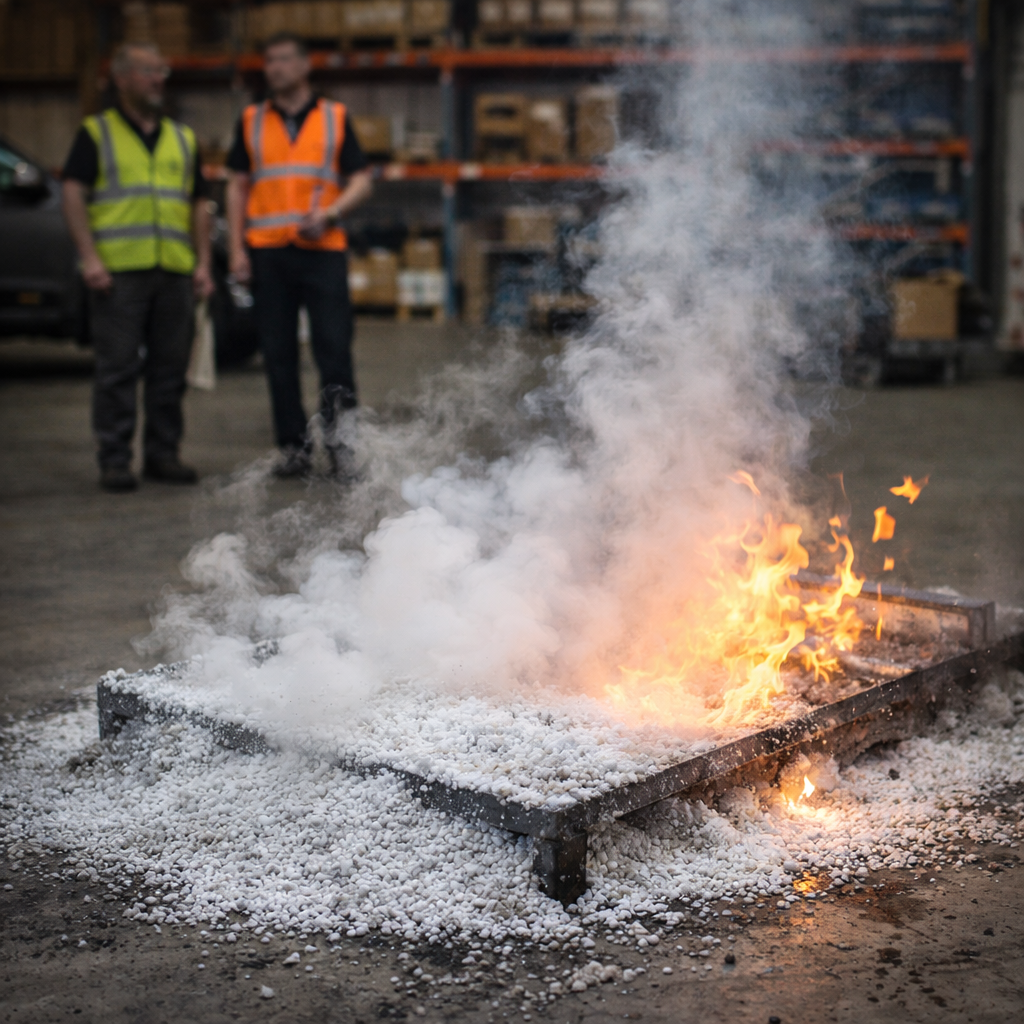 Fire Suppression Granules – 17kg – Mineral-Based – Industrial Use