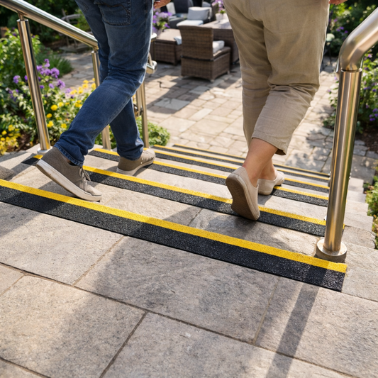 Anti-Slip Stair Nosing – 3mm Thick – GRP – Indoor/Outdoor Use
