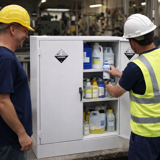 Acid Storage Cabinets – 1219x915x457mm – Mild Steel – Industrial Use