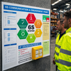 Communication & Engagement Board – White – Rigid Correx Plastic – Industrial Use