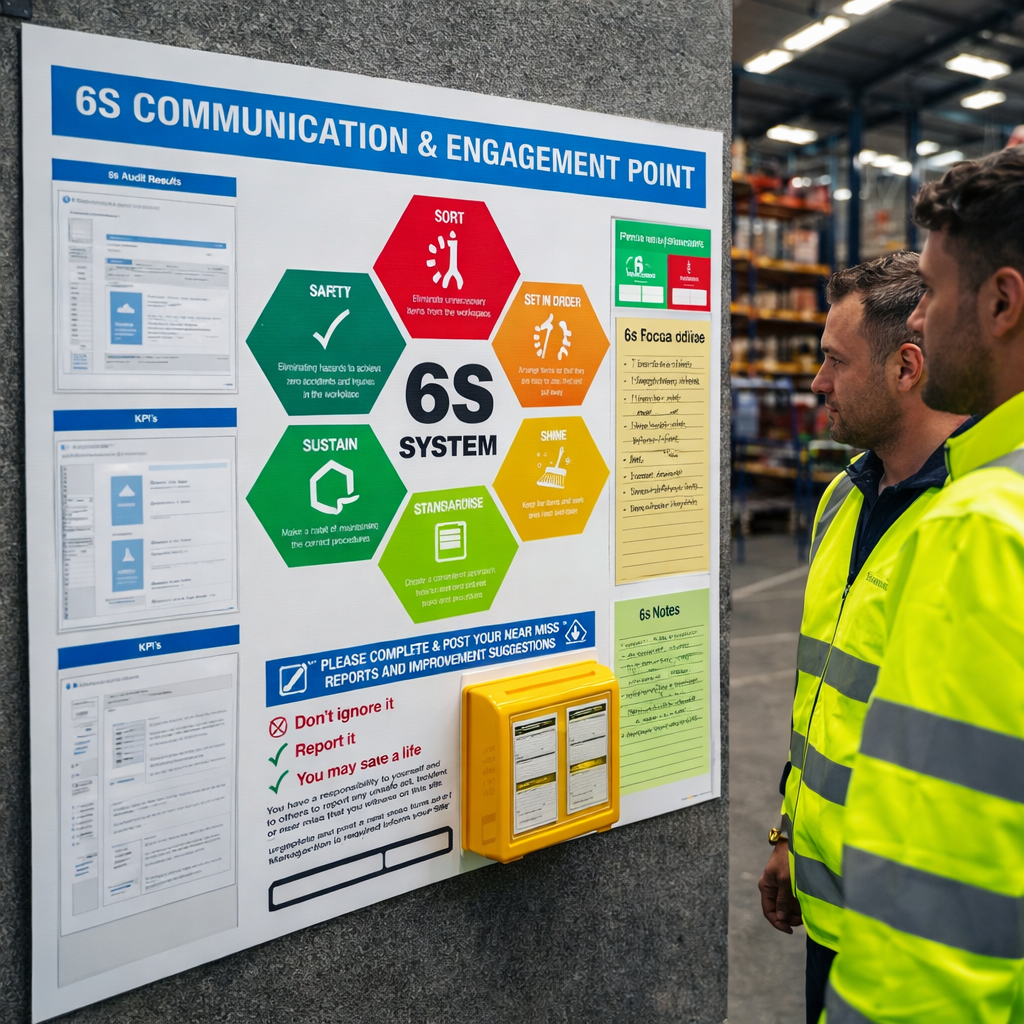 Communication & Engagement Board – White – Rigid Correx Plastic – Industrial Use