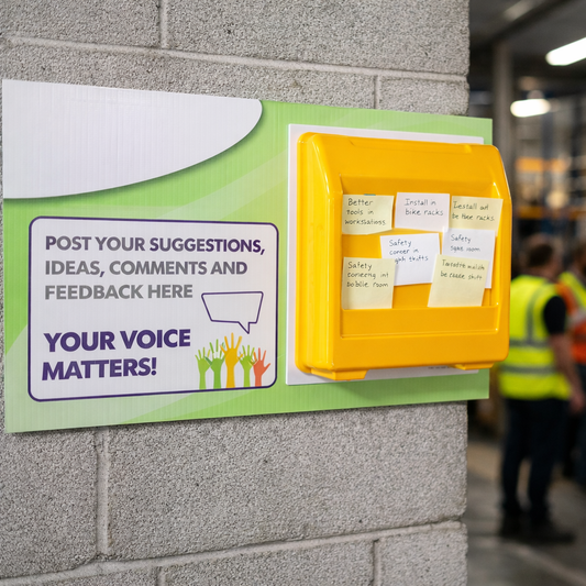 Staff Engagement Board – 640mm x 360mm – Durable Plastic – Office Use