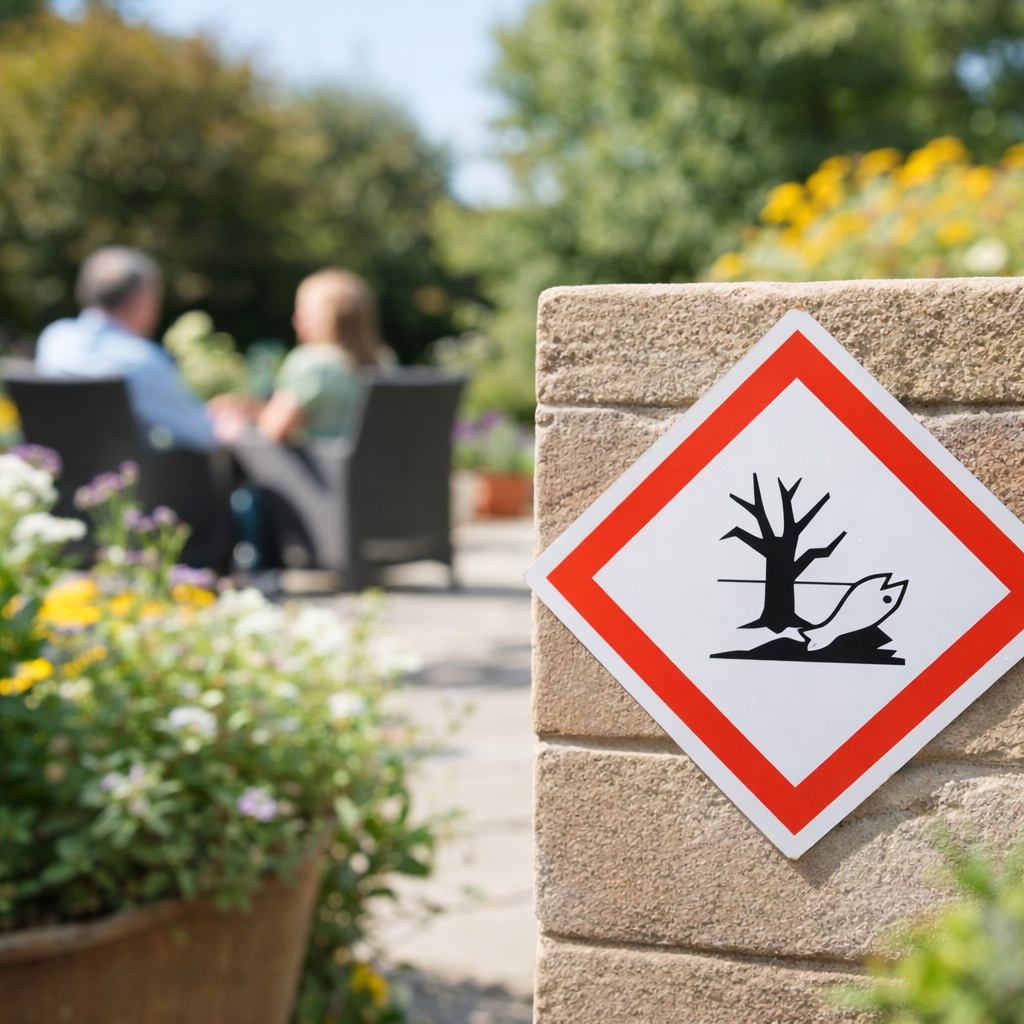 Environmentally Hazardous GHS Label – 1mm Rigid Plastic – Indoor/Outdoor Use