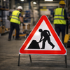 Reflective Temporary Road Traffic Signs – Class RA1 – Durable Zintec Plate – Road Works