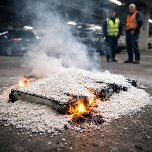 Fire Suppression Granules – 12kg – Mineral-Based for Lithium-Ion Fires – Industrial Use