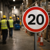 Reflective Traffic Sign – 600mm Diameter – 3mm Aluminium Composite – Road Safety