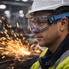 Full Vision Safety Goggles – Anti-scratch Polycarbonate – Industrial Use