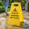 Plastic 'A' Board Floor Sign – 300mm x 600mm – Polypropylene – Indoor/Outdoor Use