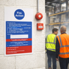 Fire Action Notice Sign – Brigade Dialled Manually – Indoor Use
