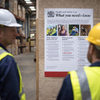 Health & Safety Law Poster – 297mm x 420mm – Flexible Polypropylene – Workplace Compliance