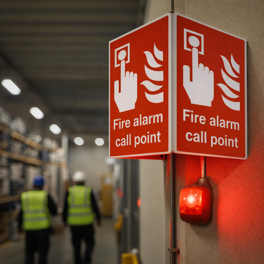 Fire Alarm Call Point Sign – Projecting – Indoor Safety